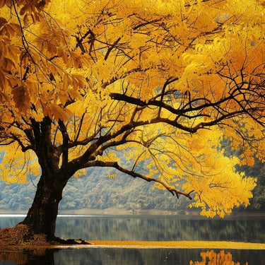 Yellow Tree Painting